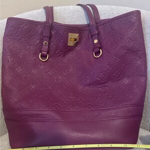 Purple Designer Tote Bag